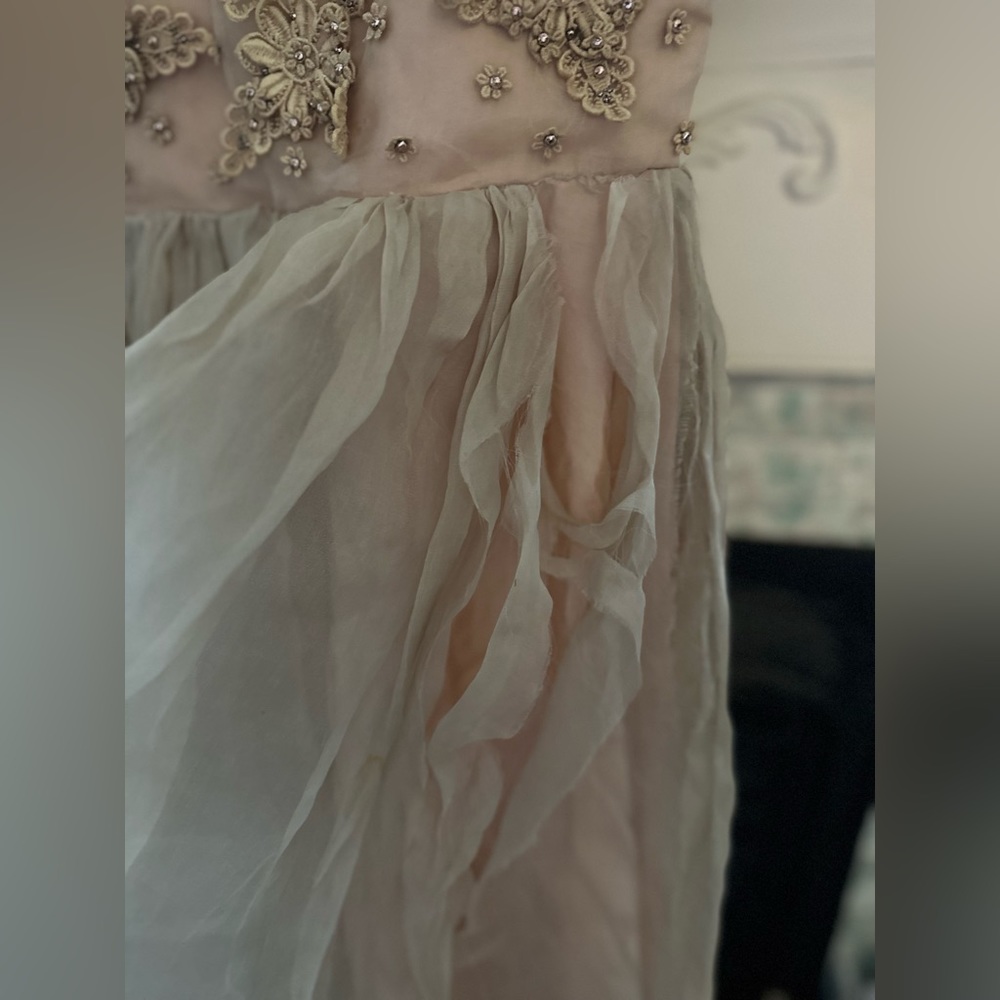 Vintage Fit and flare dress with floral appliqué - Picture 8 of 9